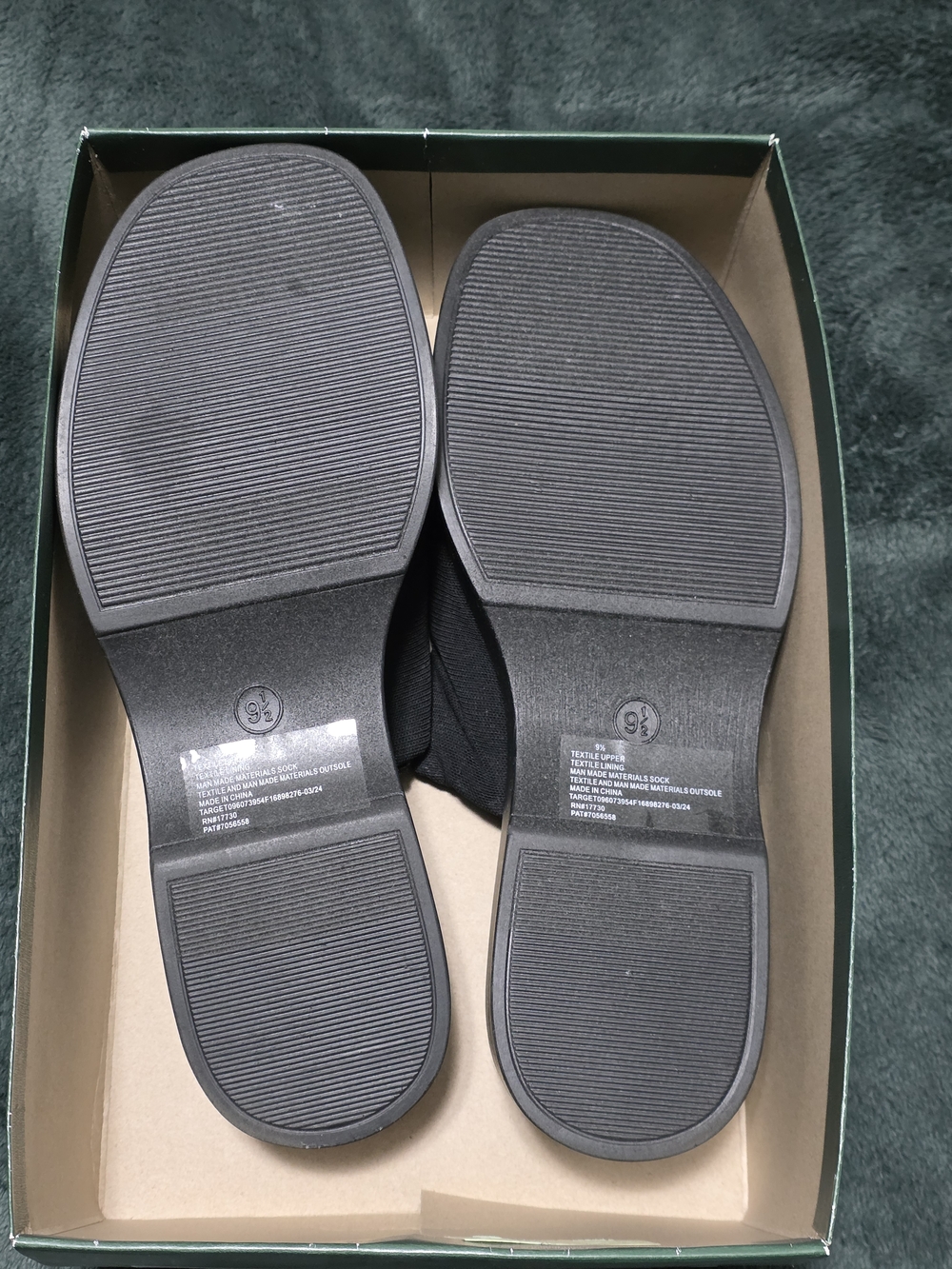 wild fable Black Platform Slip-On Sandals - Picture 5 of 8